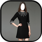 Women Dress Fashion - Black Color 图标