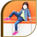 Baby Girls  Jeans Selfie APK