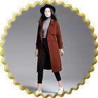 Women Photography  - Long Coat أيقونة