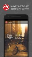 Passbrains Mobile Survey Affiche