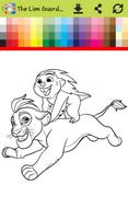 coloring book game for the lion (color the lion) скриншот 1