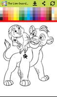 coloring book game for the lion (color the lion) скриншот 3