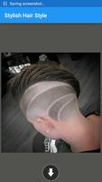 Stylish Hair Style for Men Affiche