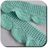 क्रोकेट दुपट्टा पैटर्न