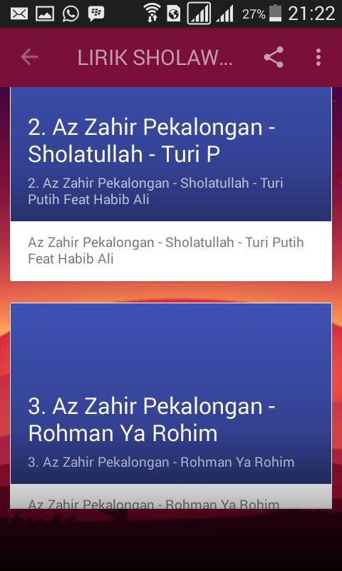 Lirik Lagu Ahmad Ya Habibi Az Zahir Untuk melihat detail lagu gambus talatof klik salah satu judul yang cocok, kemudian untuk link download gambus talatof ada di halaman berikutnya. lirik lagu ahmad ya habibi az zahir