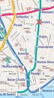Lisbon Metro Map capture d'écran 1