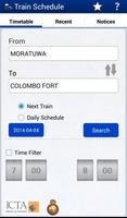 Sri Lanka Train Schedule ポスター