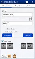 Sri Lanka Train Schedule screenshot 1