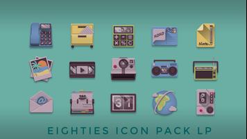 Eighties Retro Fun-Icons Pack Plakat