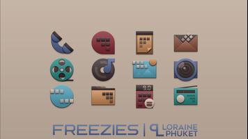 Freezies - icon pack clean Affiche