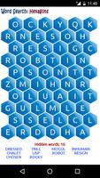 Word Search: Hexagons Plakat