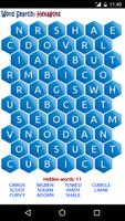 Word Search: Hexagons 截图 1