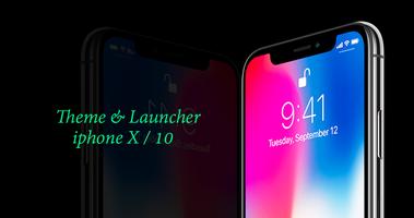 Theme - Launcher for iphone x / 10 পোস্টার