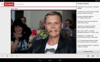 Lietuvos Rytas for Android tab capture d'écran 1