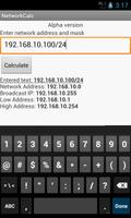 Network Calc capture d'écran 1