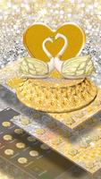 3D Luxury Lovely Couple Swan Theme স্ক্রিনশট 2