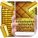 ذهب فاخر لوحة المفاتيح موضوع APK