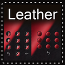 Luxury leather clock theme APK
