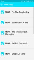 All New Songs FNAF 2018 capture d'écran 1