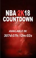 Countdown For NBA 2K18 Plakat