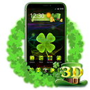 3D Lucky Clover Rainbow Theme APK