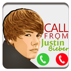 Fake Call Justin Bieber Joke simgesi