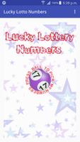 Lucky Lotto Numbers poster