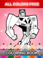 Coloring Book for Transformer Affiche