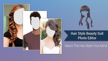 Hair Style Beauty Photo Editor Affiche