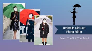 Umbrella Girl Suit Photo Editor poster