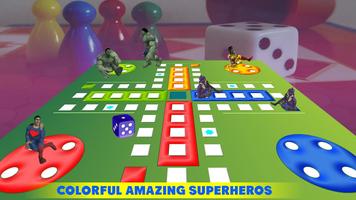 برنامه‌نما Ludo Dice Fun : Play Ludo With Superheros عکس از صفحه