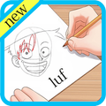 learn to draw öne Luffu Pîec