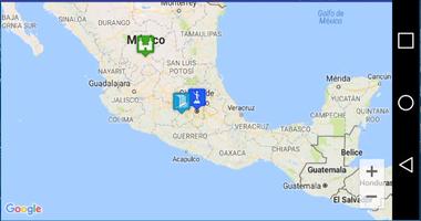 Mexico Mapa-poster