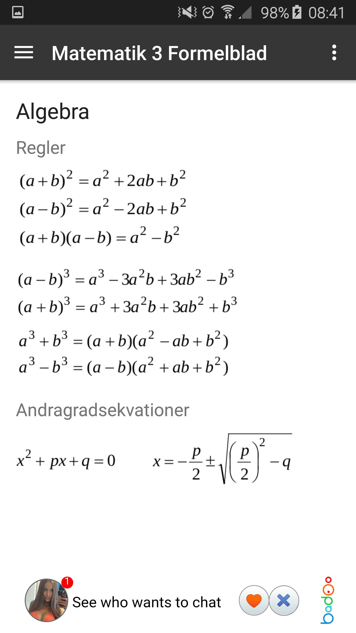 Formelsamling matte 5. 💄 Matematiske formelsamlinger til hf. 2019 ...