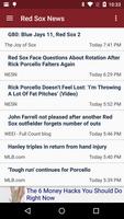 Boston Baseball News - Red Sox पोस्टर