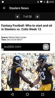 Football News - Steelers تصوير الشاشة 1