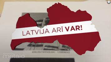 Latvija arī var! plakat