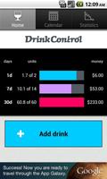 DrinkControl - alcohol tracker poster