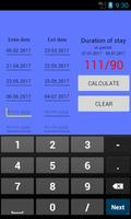 Visa calculator syot layar 2