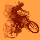 Bicyclist Mountain icon