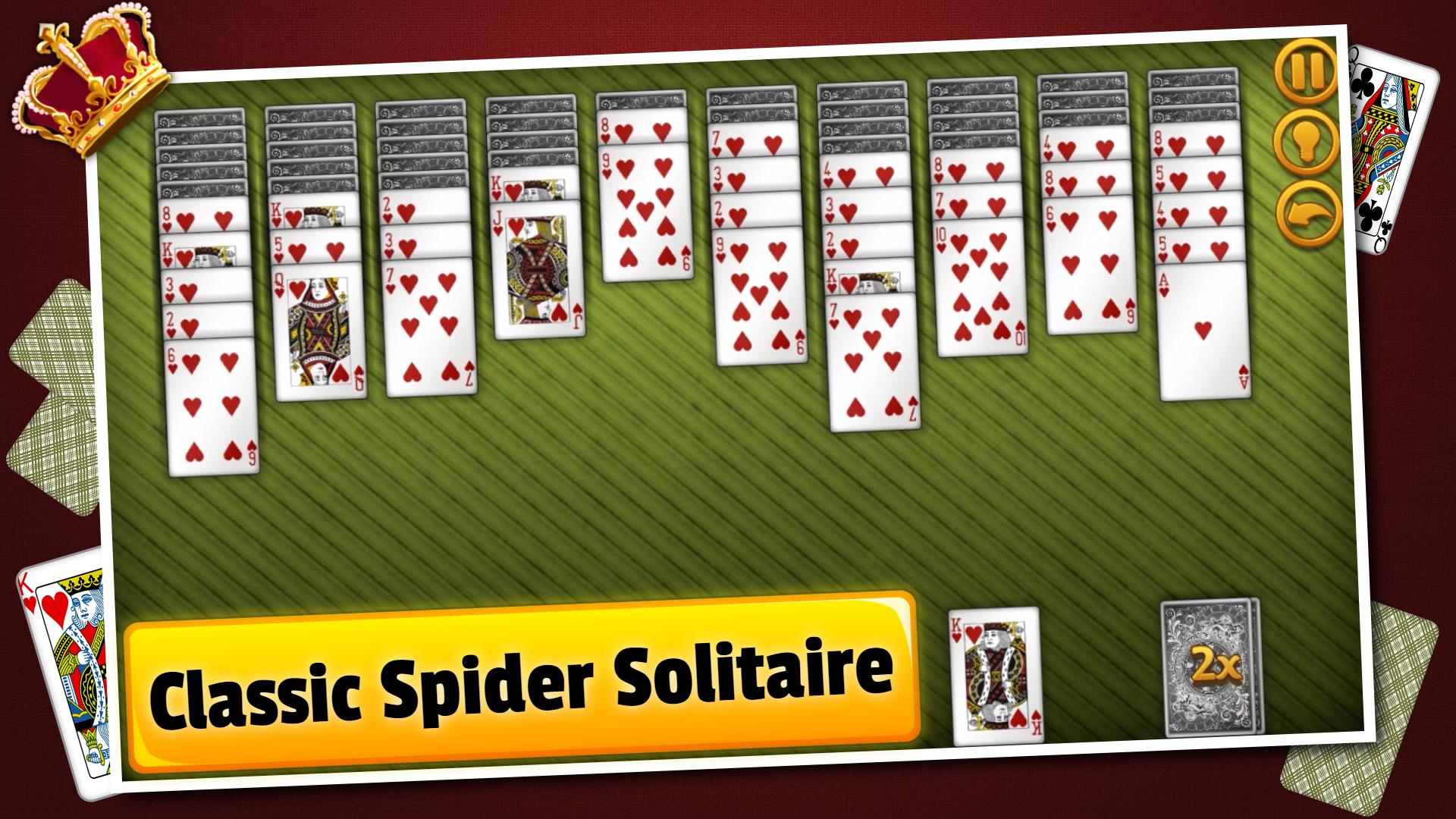 Классический пасьянс паук. Spider Solitaire Classic. Spider Solitaire Classic download. Classic Spider Solitare.