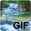 Chutes d'eau GIF fonds d'écran