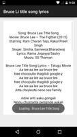 Bruce Lee Telugu Lyrics screenshot 3