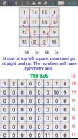 برنامه‌نما Magic square rule عکس از صفحه