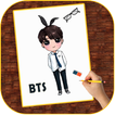 How to Draw BTS Members  | Fans