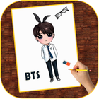 How to Draw BTS Members  | Fans Zeichen