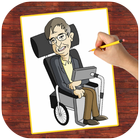 How To Draw Stephen Hawking | Fans ikona