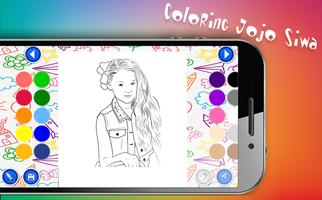 Coloring Jojo Siwa 스크린샷 1