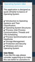 Operating System Q&A capture d'écran 3