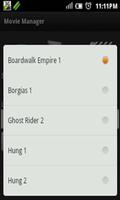 Movie Manager تصوير الشاشة 1